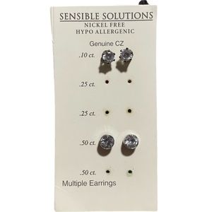 ❤️Sensible Solutions 2 pack of Clear Studs